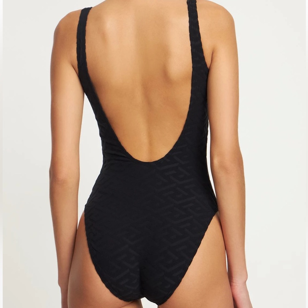 100%Authentic Versace Monogram Swimsuit - image 2